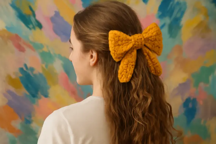 5 Ide Styling Rambut dengan Crochet Hair Bow agar Tampil Artsy dan Playful