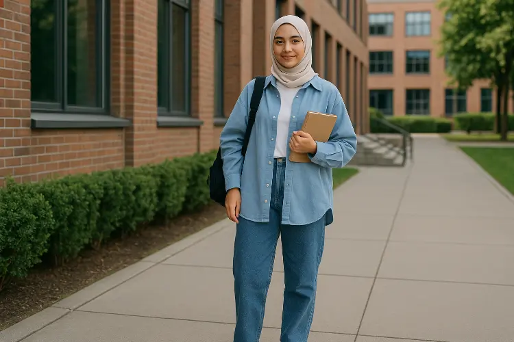 Kemeja Oversized dan Jeans